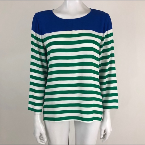 J. Crew Size 6 Top in Colorblock Top Style 96447 - Picture 1 of 5